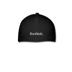 Tiger Skull Baseball Cap - black