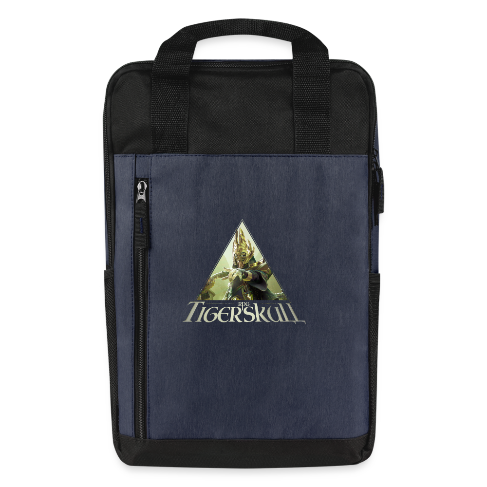 Wraiths Laptop Backpack - heather navy/black