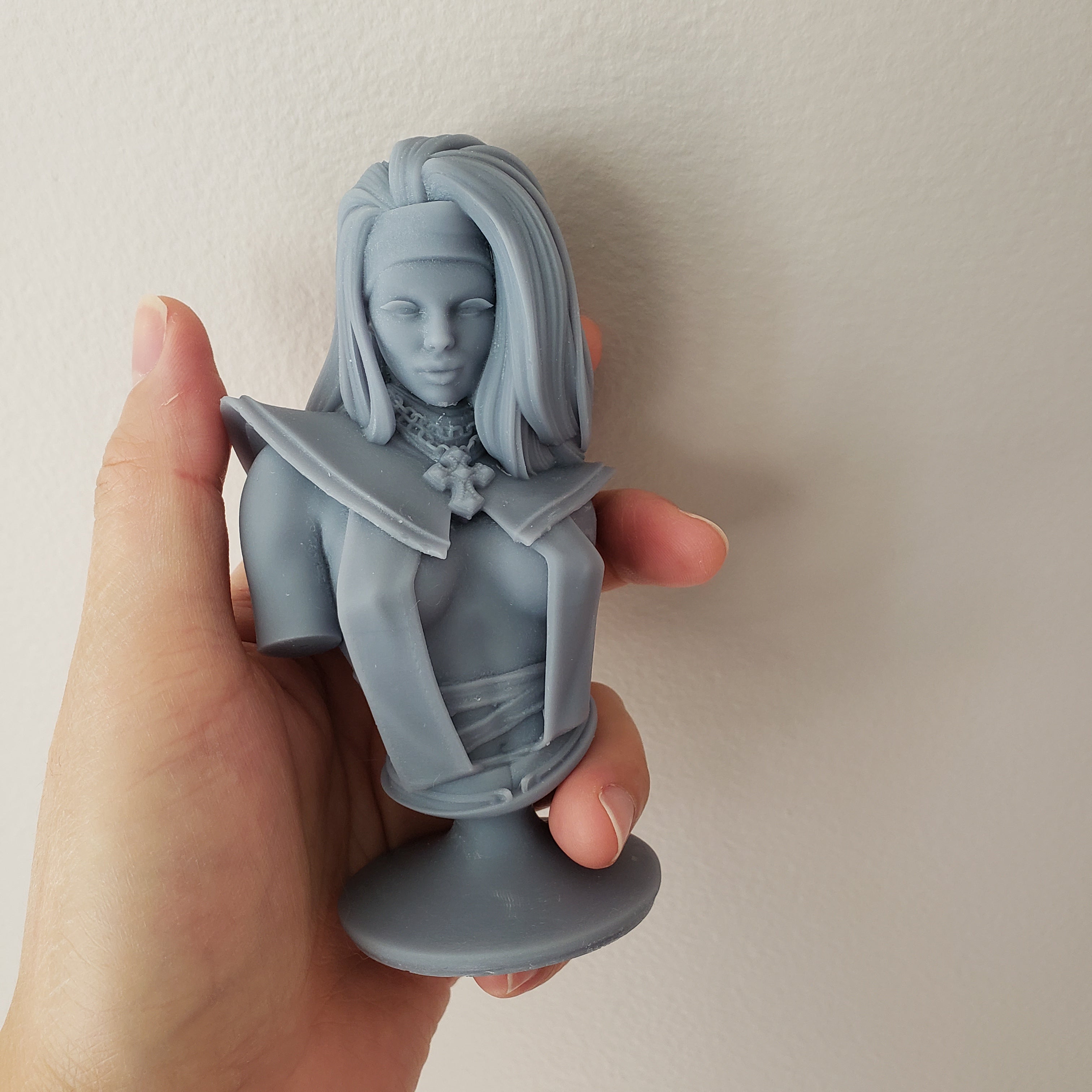 Silent Sister Mary Bust STL