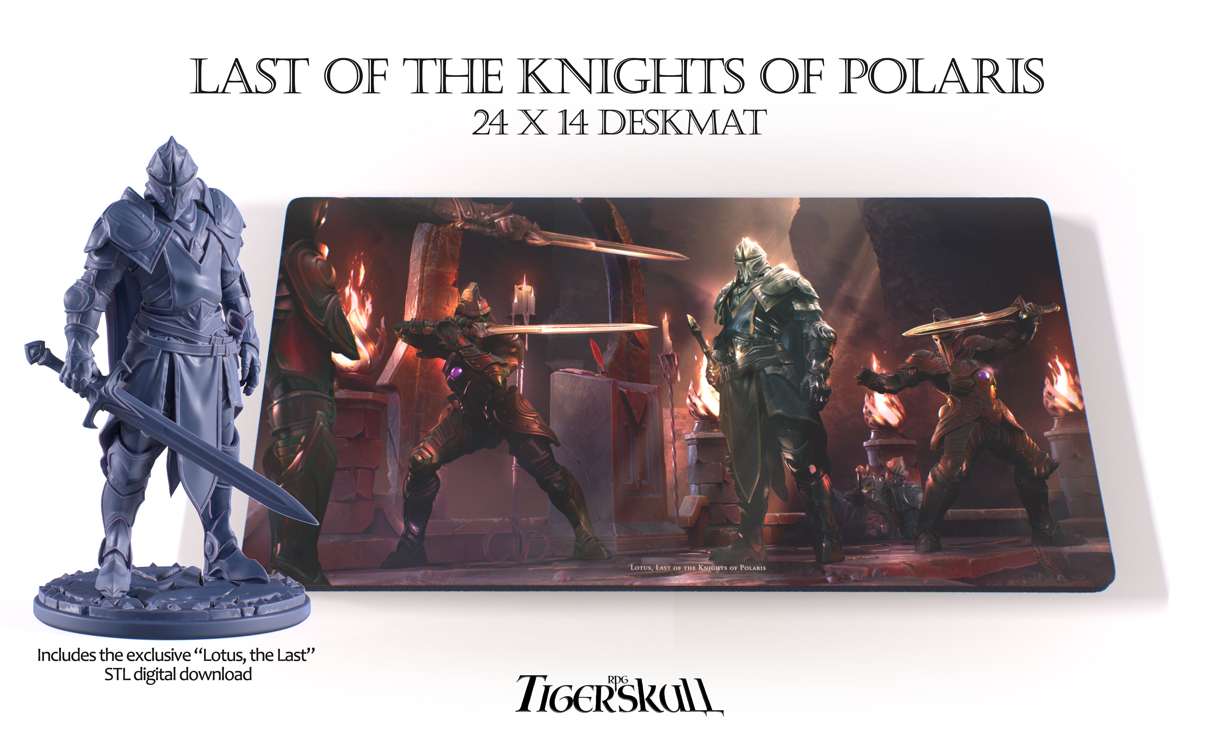 Lotus, Last of the Knights of Polaris Deskmat