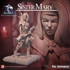 Silent Sister Mary STL