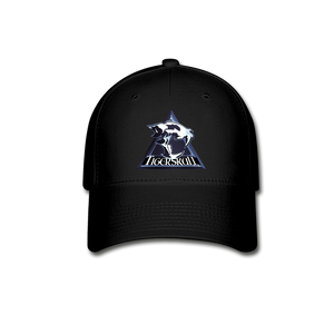 Tiger Skull Baseball Cap - black